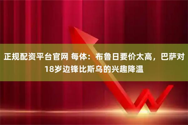 正规配资平台官网 每体：布鲁日要价太高，巴萨对18岁边锋比斯乌的兴趣降温